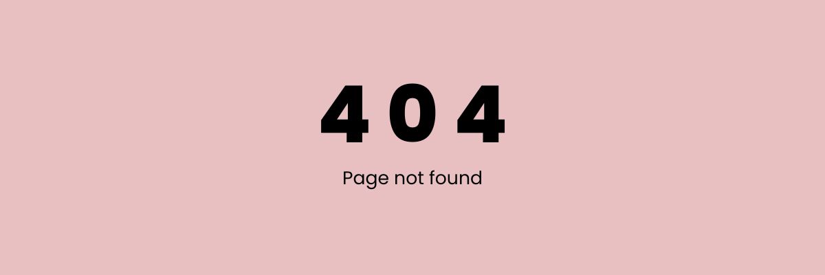 404 Page not found